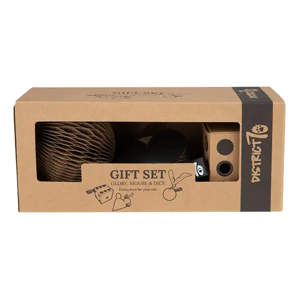 District 70 GIFT SET met 3 kattenspeeltjes