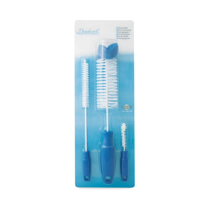 Drinkwell reinigingsset · 3 borstels