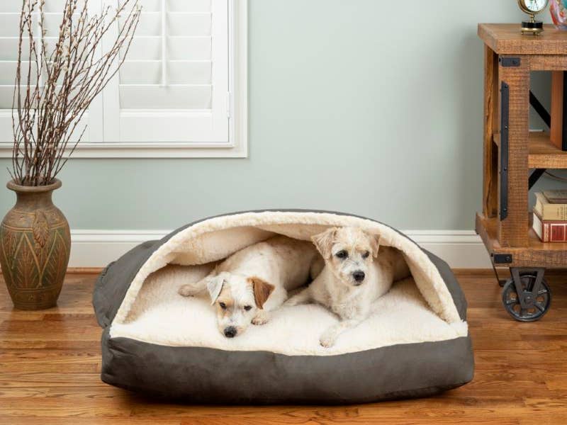 Luxe Microsuede Cozy Cave® Rechthoekig