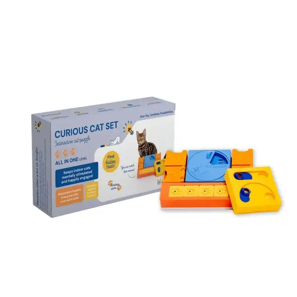 Pawzler Curious Cat Set modulaire voerpuzzel