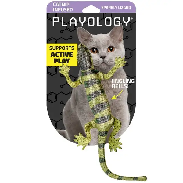 Playology Sparkly Lizard kattenspeeltje