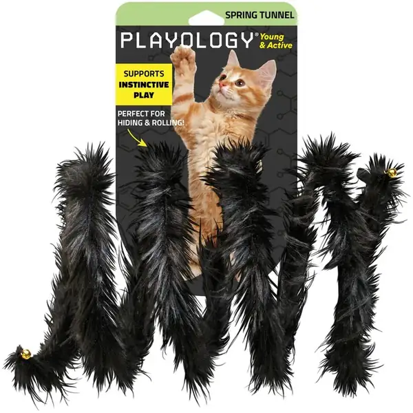 Playology Spring Tunnel speelveer voor katten