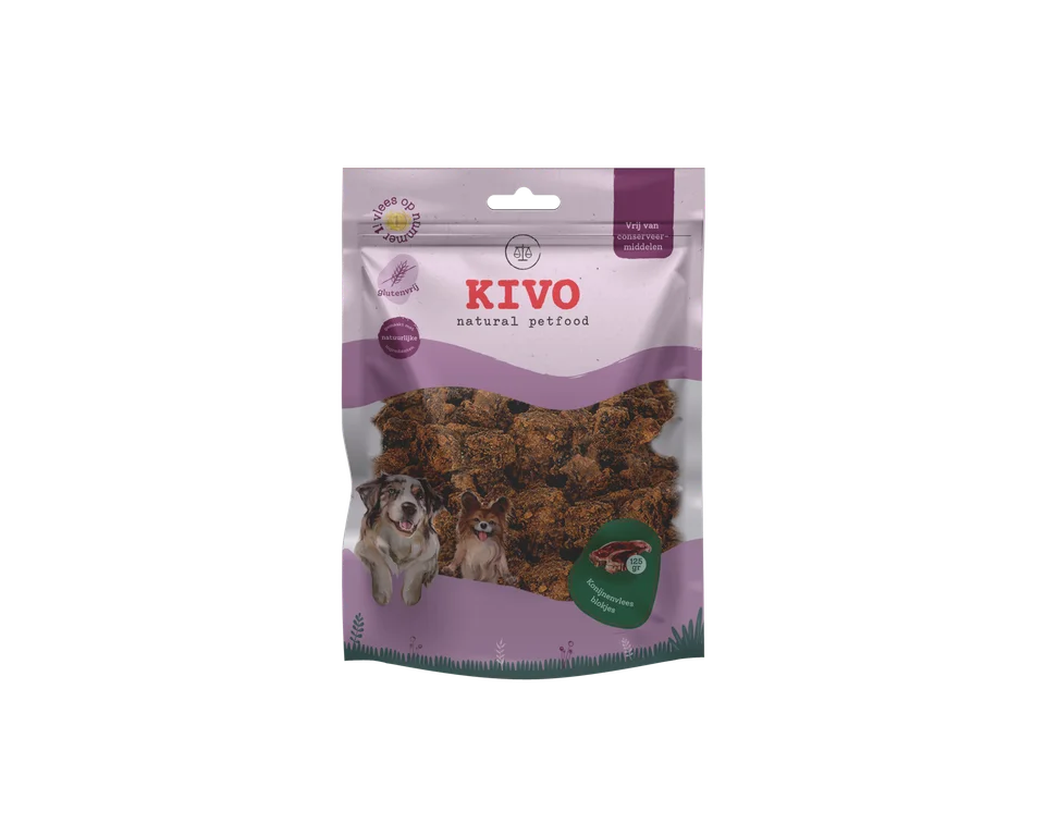 Kivo Konijnenvleesblokjes