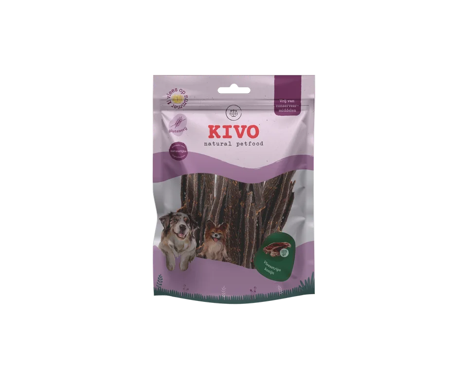 Kivo Vleesstrips Konijn