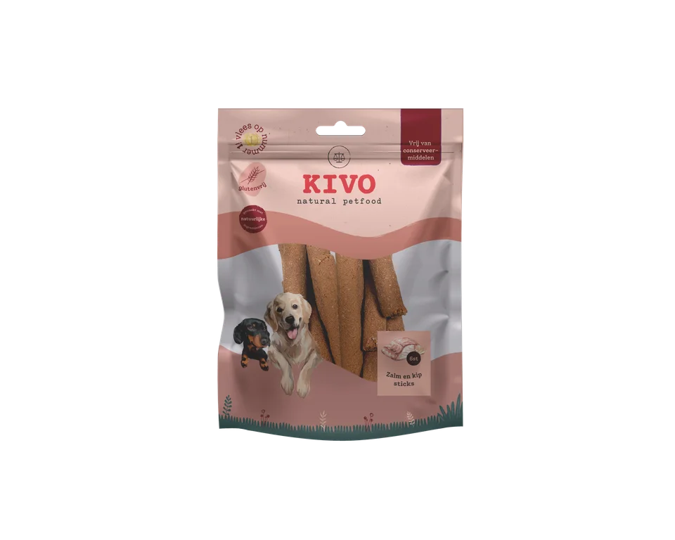 Kivo Sticks Zalm & Kip