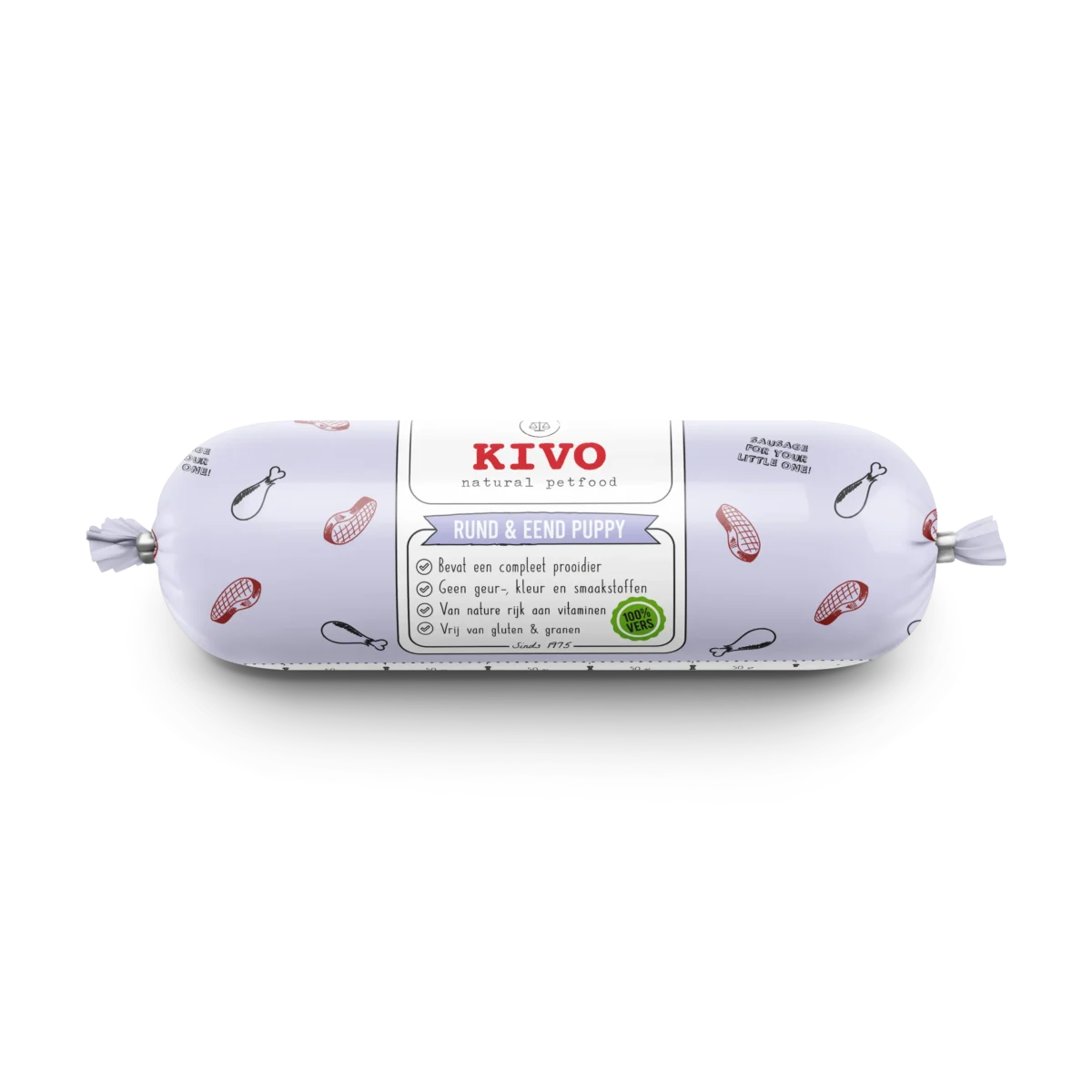 Kivo Rund & Eend Puppy 500 gram
