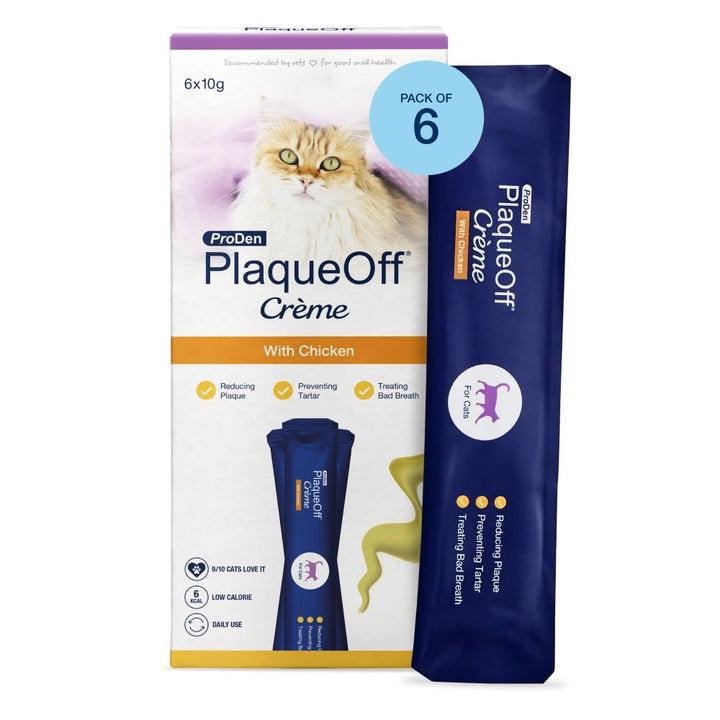 PlaqueOff Crème liksnack voor katten