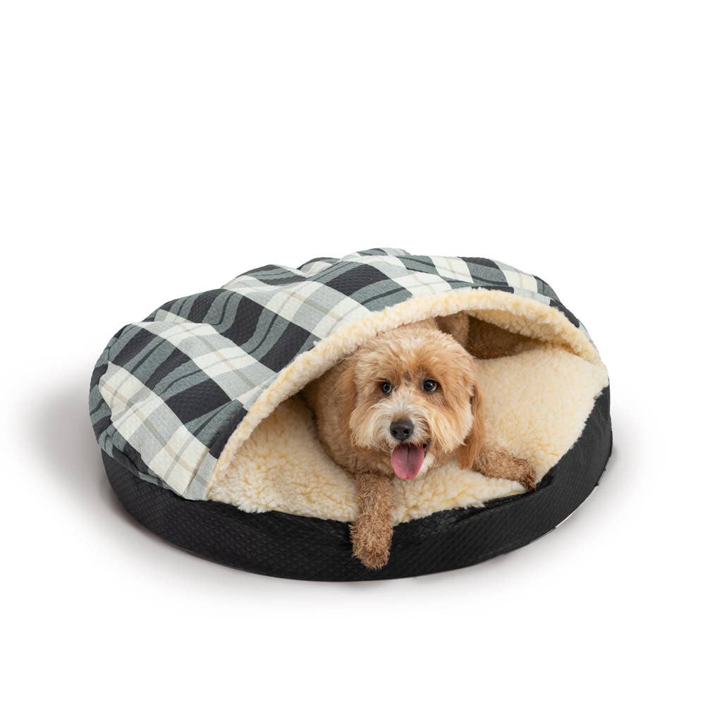Orthopedische Wag Cozy Cave® Rond in Barkely / Black Diamond